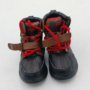 POLO RALPH LAUREN Army Camo Colbey Boots Toddler Size 6‎
